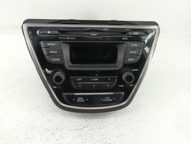 2011-2013 Hyundai Elantra Radio AM FM Cd Player Receiver Replacement P/N:96170-3X165RA5 96560-3X101FP Fits 2011 2012 2013 OEM Used Auto Parts - Oemusedautoparts1.com