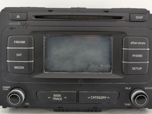 2015-2016 Kia Sedona Radio AM FM Cd Player Receiver Replacement P/N:96180-A9800WAC 96160-A9100WK Fits 2015 2016 OEM Used Auto Parts