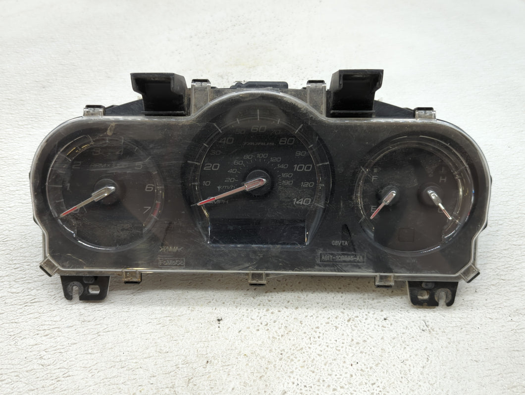 2011-2012 Ford Taurus Instrument Cluster Speedometer Gauges P/N:BG1T-10849-EF BG1T-10849-CF Fits 2011 2012 OEM Used Auto Parts