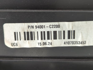 2016-2017 Hyundai Sonata Instrument Cluster Speedometer Gauges P/N:94001-C2200 94001-C2201 Fits 2016 2017 OEM Used Auto Parts