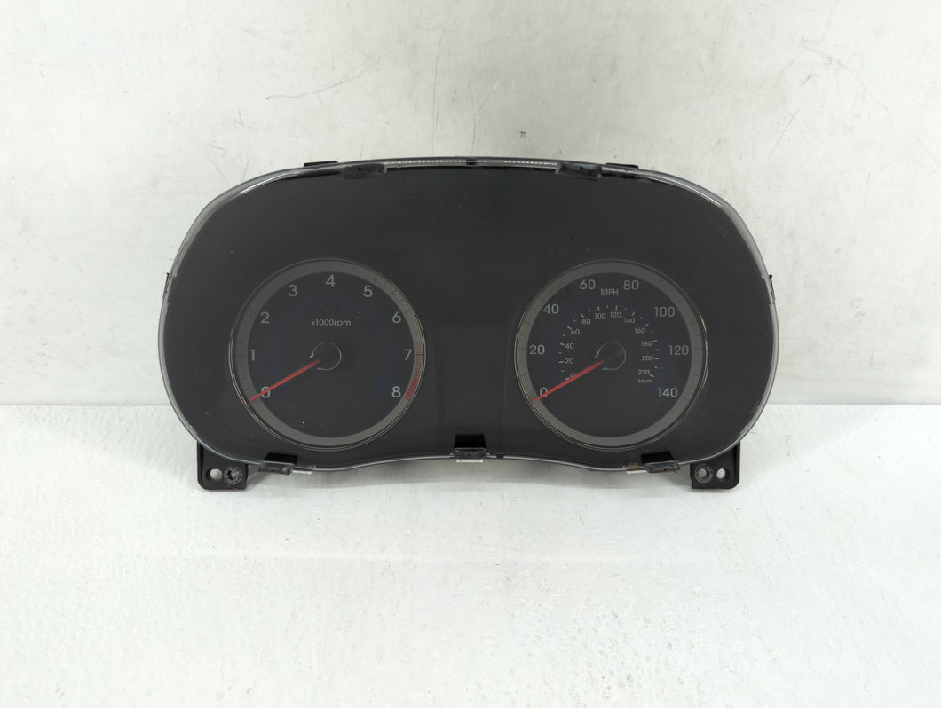 2012-2013 Hyundai Accent Instrument Cluster Speedometer Gauges P/N:94001-1R000 94001-1R020 Fits 2012 2013 OEM Used Auto Parts