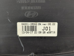 2012-2013 Hyundai Accent Instrument Cluster Speedometer Gauges P/N:94001-1R000 94001-1R020 Fits 2012 2013 OEM Used Auto Parts