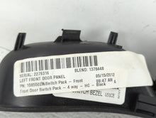 2012-2018 Ford Focus Master Power Window Switch Replacement Driver Side Left P/N:6334947 BM51-A240A41-CAW Fits OEM Used Auto Parts