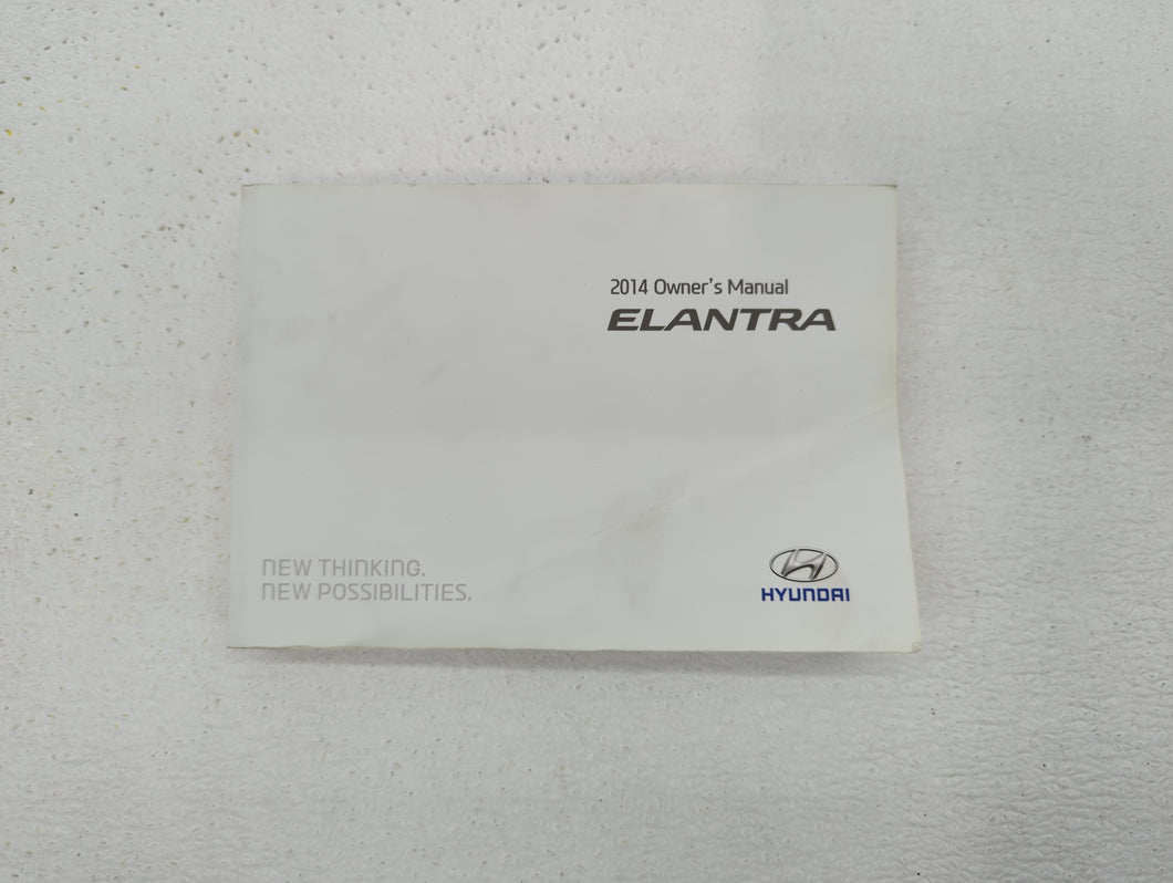 2014 Hyundai Elantra Owners Manual Book Guide OEM Used Auto Parts