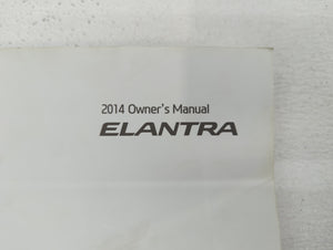 2014 Hyundai Elantra Owners Manual Book Guide OEM Used Auto Parts