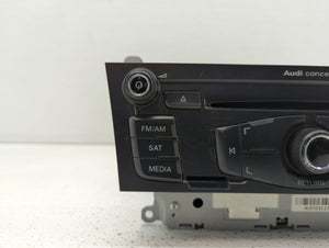 2010-2012 Audi A4 Radio AM FM Cd Player Receiver Replacement P/N:8T1 035 186 R 8T1 035 664 A Fits OEM Used Auto Parts