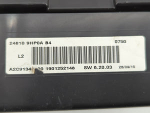 2015 Nissan Altima Instrument Cluster Speedometer Gauges P/N:24810 9HP0A Fits OEM Used Auto Parts