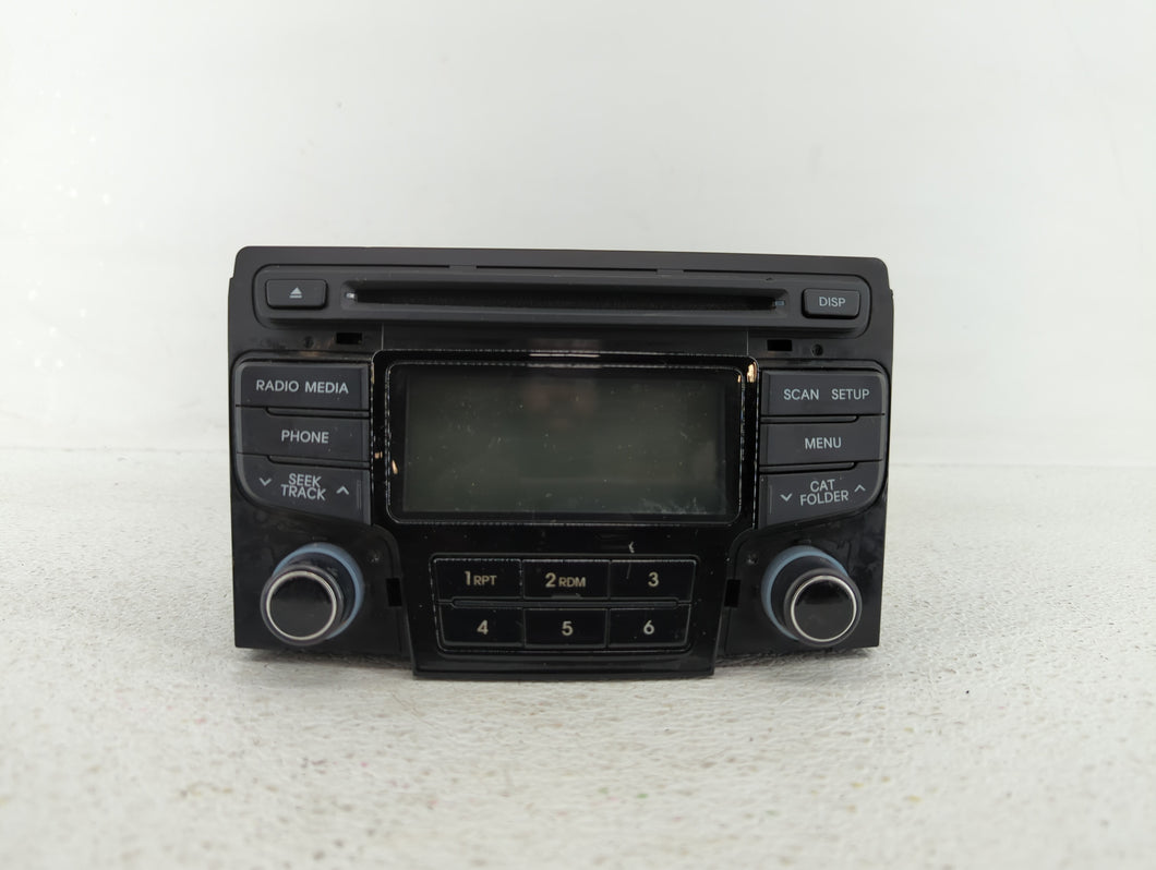 2012-2015 Hyundai Sonata Radio AM FM Cd Player Receiver Replacement P/N:96180-3Q8004X 96180-3Q6004X Fits 2012 2013 2014 2015 OEM Used Auto Parts