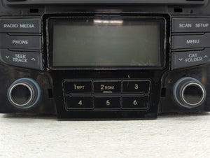 2012-2015 Hyundai Sonata Radio AM FM Cd Player Receiver Replacement P/N:96180-3Q8004X 96180-3Q6004X Fits 2012 2013 2014 2015 OEM Used Auto Parts