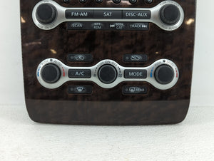 2011-2011 Nissan Maxima Radio Control Panel