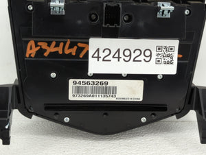 2011 Chevrolet Cruze Radio Control Panel