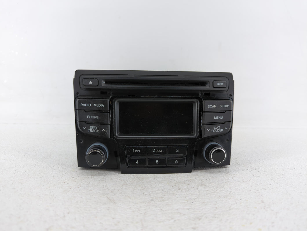 2013-2014 Hyundai Sonata Radio AM FM Cd Player Receiver Replacement P/N:96180-3Q8004X 96180-3Q600 Fits 2013 2014 OEM Used Auto Parts