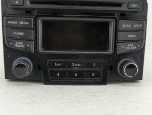 2013-2014 Hyundai Sonata Radio AM FM Cd Player Receiver Replacement P/N:96180-3Q8004X 96180-3Q600 Fits 2013 2014 OEM Used Auto Parts