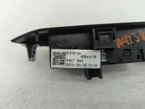 2013-2016 Chevrolet Trax Master Power Window Switch Replacement Driver Side Left P/N:25872074 CFL4B-447478 Fits OEM Used Auto Parts