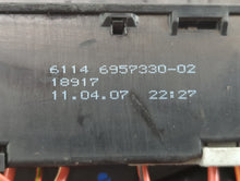 2006-2009 Bmw 550i Fusebox Fuse Box Panel Relay Module P/N:6957330 6 906 618 Fits 2006 2007 2008 2009 2010 OEM Used Auto Parts
