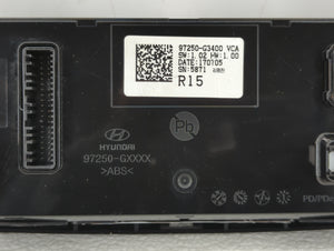2018-2020 Hyundai Elantra Climate Control Module Temperature AC/Heater Replacement P/N:97250-G3400 97250-F20604X Fits OEM Used Auto Parts