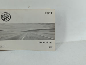 2011 Buick Lacrosse Owners Manual Book Guide OEM Used Auto Parts