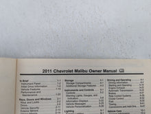 2011 Chevrolet Malibu Owners Manual Book Guide OEM Used Auto Parts