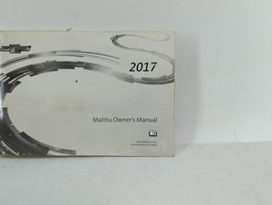 2017 Chevrolet Malibu Owners Manual Book Guide OEM Used Auto Parts