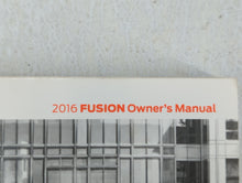 2016 Ford Fusion Owners Manual Book Guide OEM Used Auto Parts