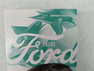 2017 Ford Focus Owners Manual Book Guide OEM Used Auto Parts