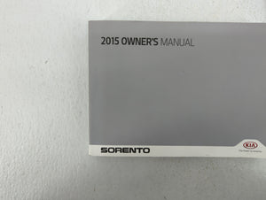 2015 Kia Sorento Owners Manual Book Guide OEM Used Auto Parts