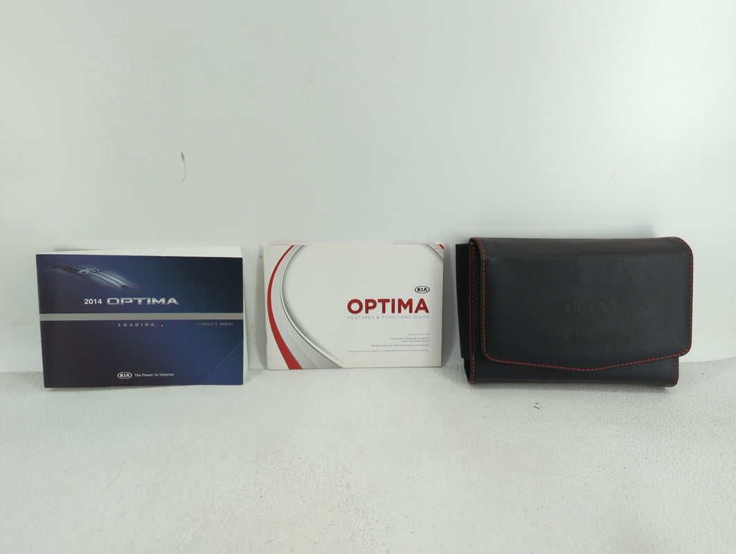 2014 Kia Optima Owners Manual Book Guide OEM Used Auto Parts