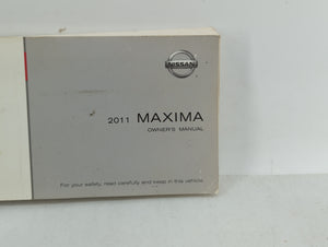 2011 Nissan Maxima Owners Manual Book Guide OEM Used Auto Parts