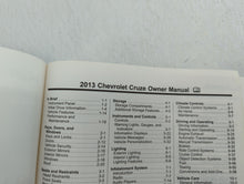 2013 Chevrolet Cruze Owners Manual Book Guide OEM Used Auto Parts