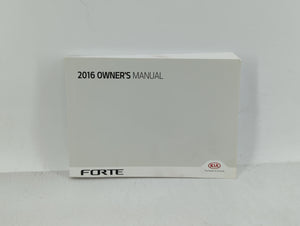 2016 Kia Forte Owners Manual Book Guide OEM Used Auto Parts