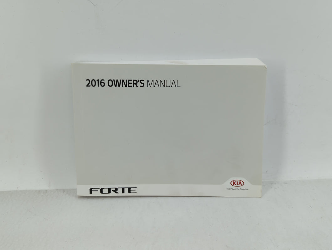 2016 Kia Forte Owners Manual Book Guide OEM Used Auto Parts