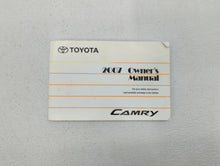 2007 Toyota Camry Owners Manual Book Guide OEM Used Auto Parts