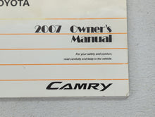 2007 Toyota Camry Owners Manual Book Guide OEM Used Auto Parts