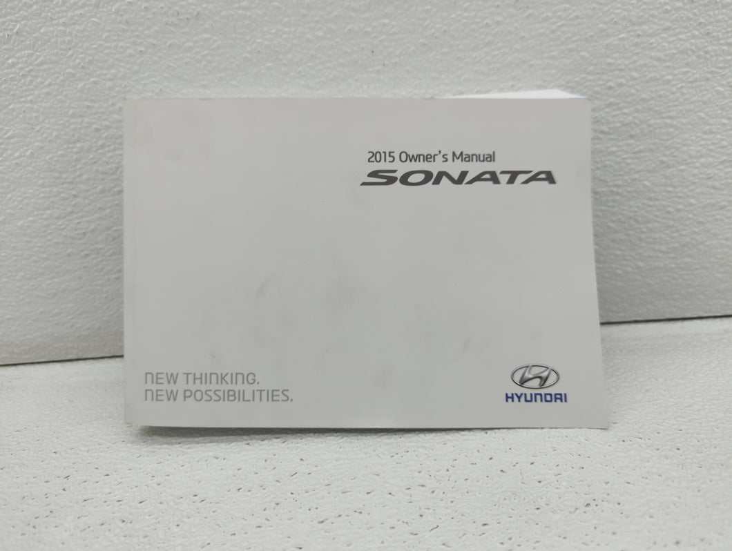 2015 Hyundai Sonata Owners Manual Book Guide OEM Used Auto Parts