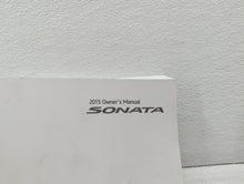 2015 Hyundai Sonata Owners Manual Book Guide OEM Used Auto Parts