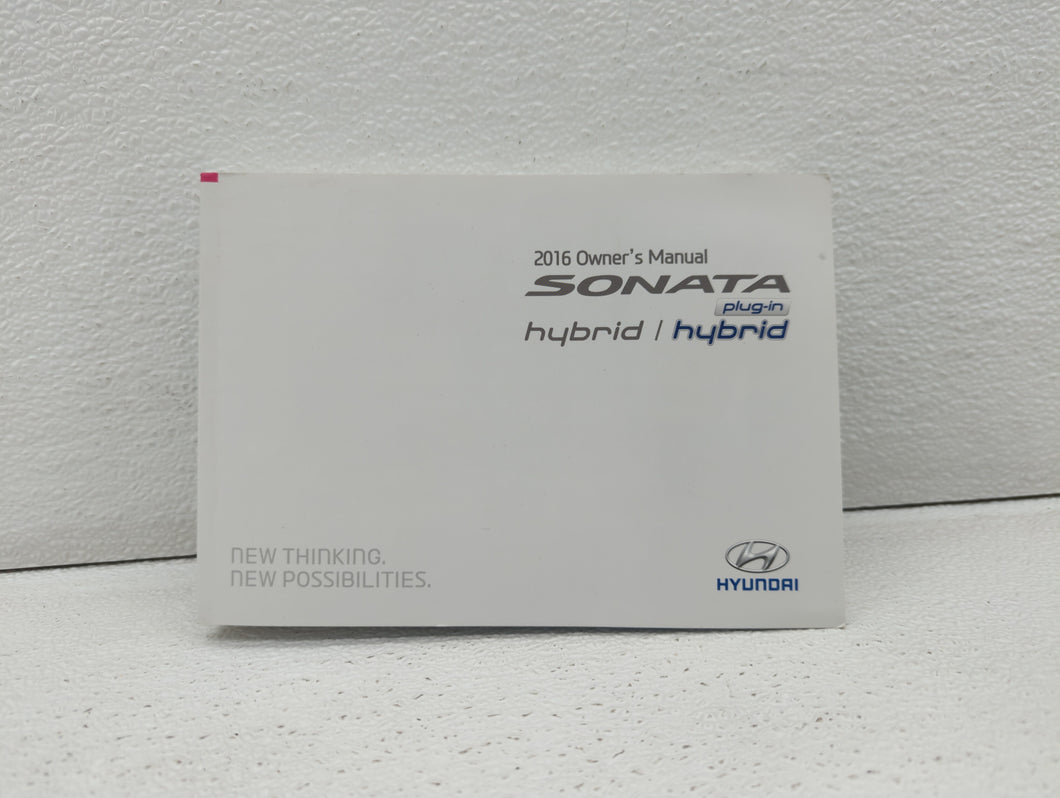 2016 Hyundai Sonata Owners Manual Book Guide OEM Used Auto Parts