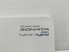 2016 Hyundai Sonata Owners Manual Book Guide OEM Used Auto Parts