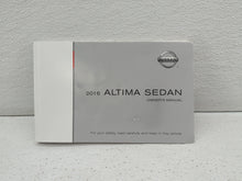 2016 Nissan Altima Owners Manual Book Guide OEM Used Auto Parts