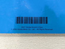 2007 Honda Accord Owners Manual Book Guide OEM Used Auto Parts