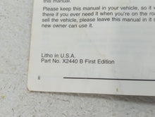 2004 Gmc Canyon Owners Manual Book Guide OEM Used Auto Parts