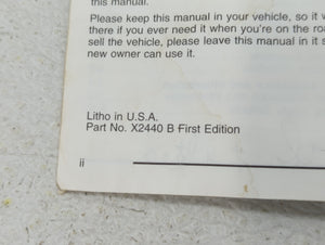 2004 Gmc Canyon Owners Manual Book Guide OEM Used Auto Parts