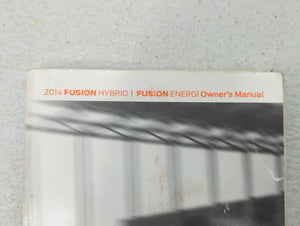 2014 Ford Fusion Owners Manual Book Guide OEM Used Auto Parts