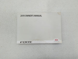 2019 Kia Forte Owners Manual Book Guide OEM Used Auto Parts