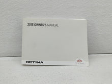 2015 Kia Optima Owners Manual Book Guide OEM Used Auto Parts