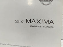 2010 Nissan Maxima Owners Manual Book Guide OEM Used Auto Parts