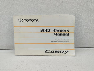 2007 Toyota Camry Owners Manual Book Guide OEM Used Auto Parts