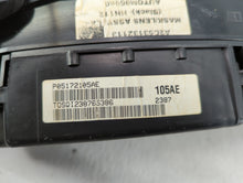 2008 Chrysler 300 Instrument Cluster Speedometer Gauges P/N:P05172105AE P05172120AE Fits OEM Used Auto Parts