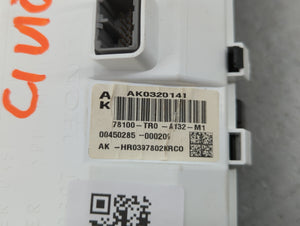 2012-2015 Honda Civic Instrument Cluster Speedometer Gauges P/N:78200-TR0-A413-M1 78100-TR0-A110-M1 Fits 2012 2013 2014 2015 OEM Used Auto Parts