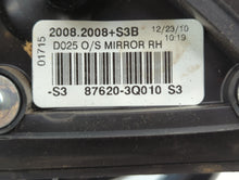 2011-2014 Hyundai Sonata Side Mirror Replacement Passenger Right View Door Mirror P/N:87610-3Q010 87620-3Q010 Fits OEM Used Auto Parts