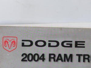 2004 Dodge Ram 2500 Owners Manual Book Guide OEM Used Auto Parts